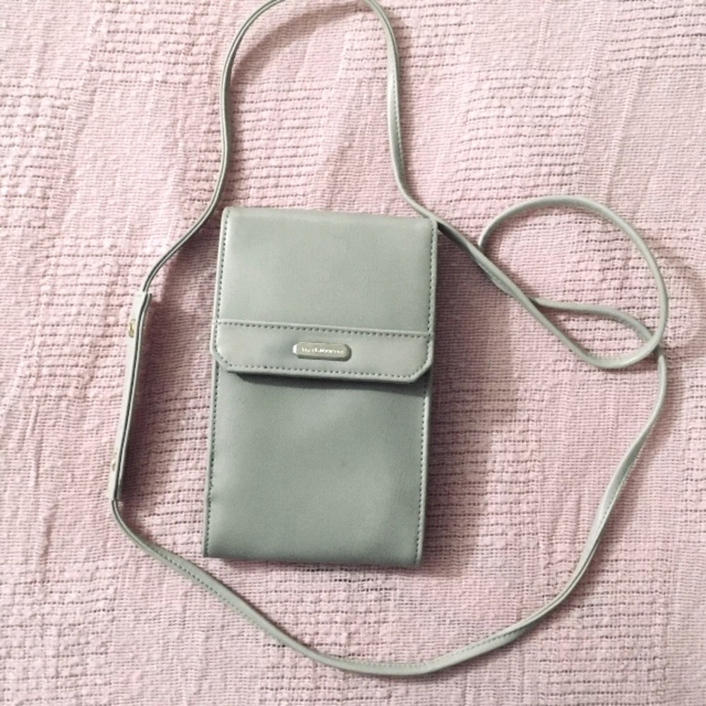 Liz Claiborne Crossbody Tan small Purse Vintage Unused NWOT